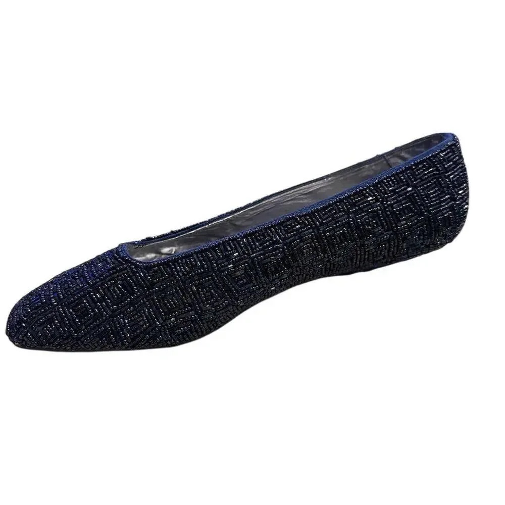 Caparros Women's Beaded‎ Pumps Size 6.5 Multicolor Formal Low Heel - Picture 6 of 10